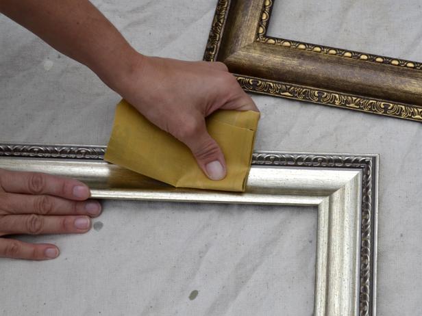 Preparo da moldura